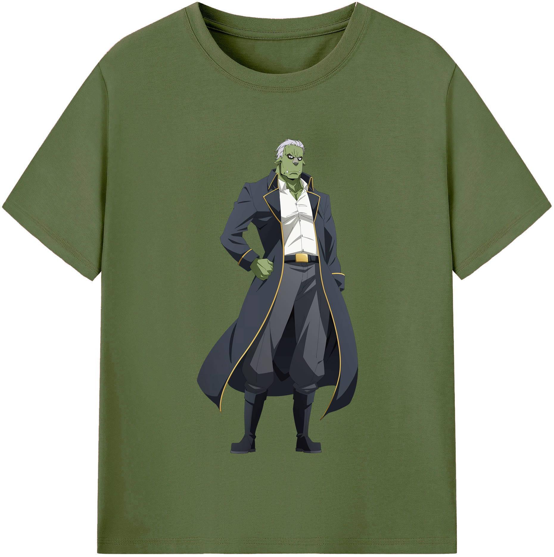 （画像用） 転スラ Regarding Reincarnated to Slime 綿100％半袖Tシャツ（フロントプリント）